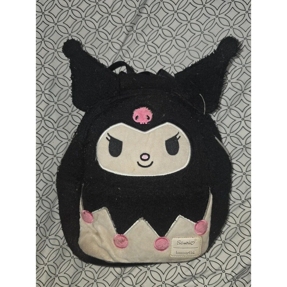 Loungefly Sanrio hello kitty kuromi mini backpack bookbag purse bag tote!